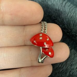 mushroom necklace